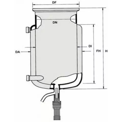 ADAV 單夾套反應槽