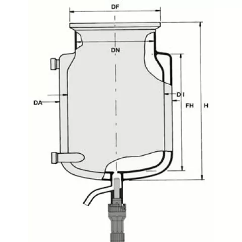 BDAV 單夾套反應槽